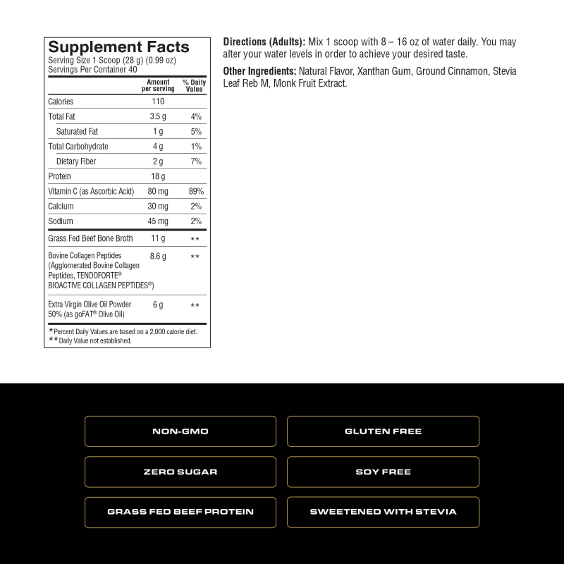 SPOKEN - Grass Fed Beef Protein Vanilkový (1120) g)