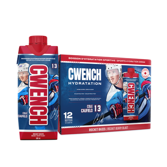 Sportovní nápoj CWENCH RTD Sports Drink / Rocket Berry Blast - 12ks / 0,5l