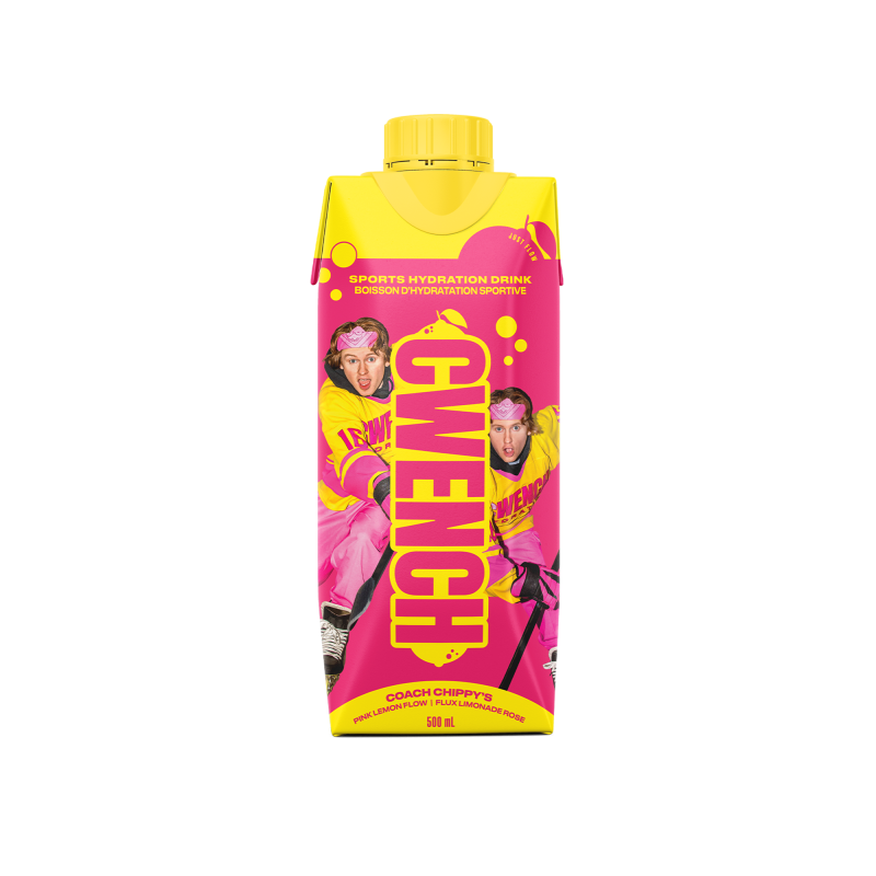 Sportovní nápoj CWENCH RTD Sports Drink / Coach Chippy's Pink Lemon Flow - 0,5l