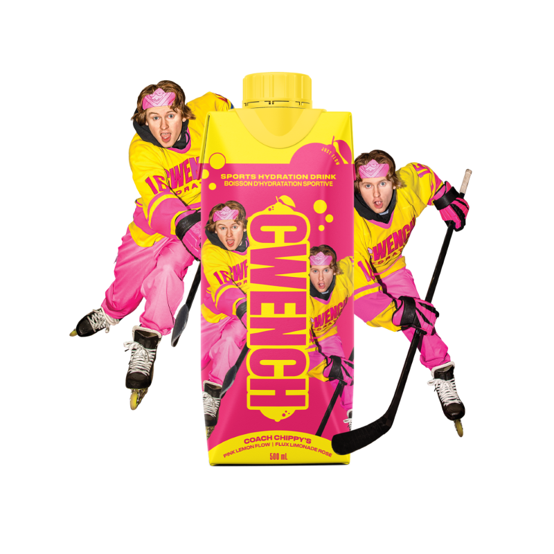 Sportovní nápoj CWENCH RTD Sports Drink / Coach Chippy's Pink Lemon Flow  - 12ks / 0,5l