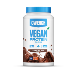 CWENCH Vegan Protein Blend Chocolate - proteinový nápoj na rostlinné bázi Čokoládový (850g)