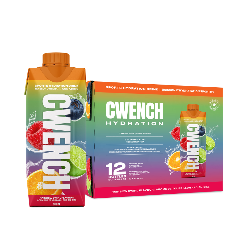 Sportovní nápoj CWENCH RTD Sports Drink / Rainbow Swirl - 12ks / 0,5l